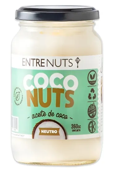 Aceite de coco x 360 Entrenuts Neutro