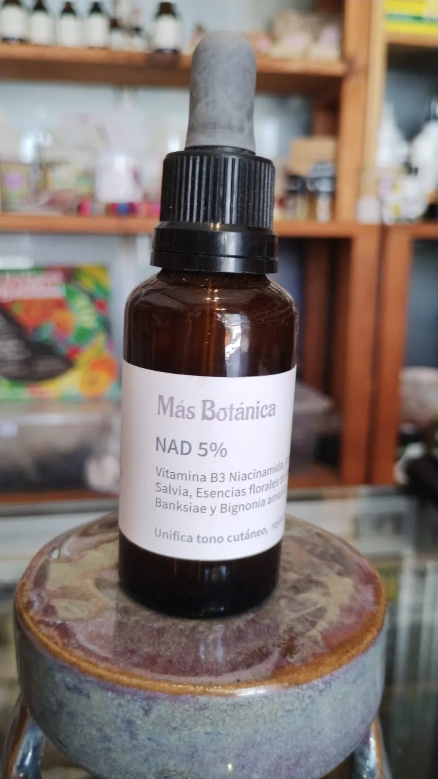 Serum Despigmentante NAD 5%, 30 cc MAS BOTANICA