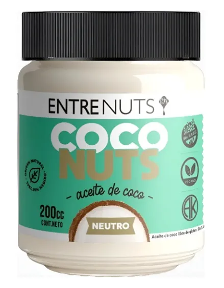 Aceite de coco x 200 Entrenuts Neutro
