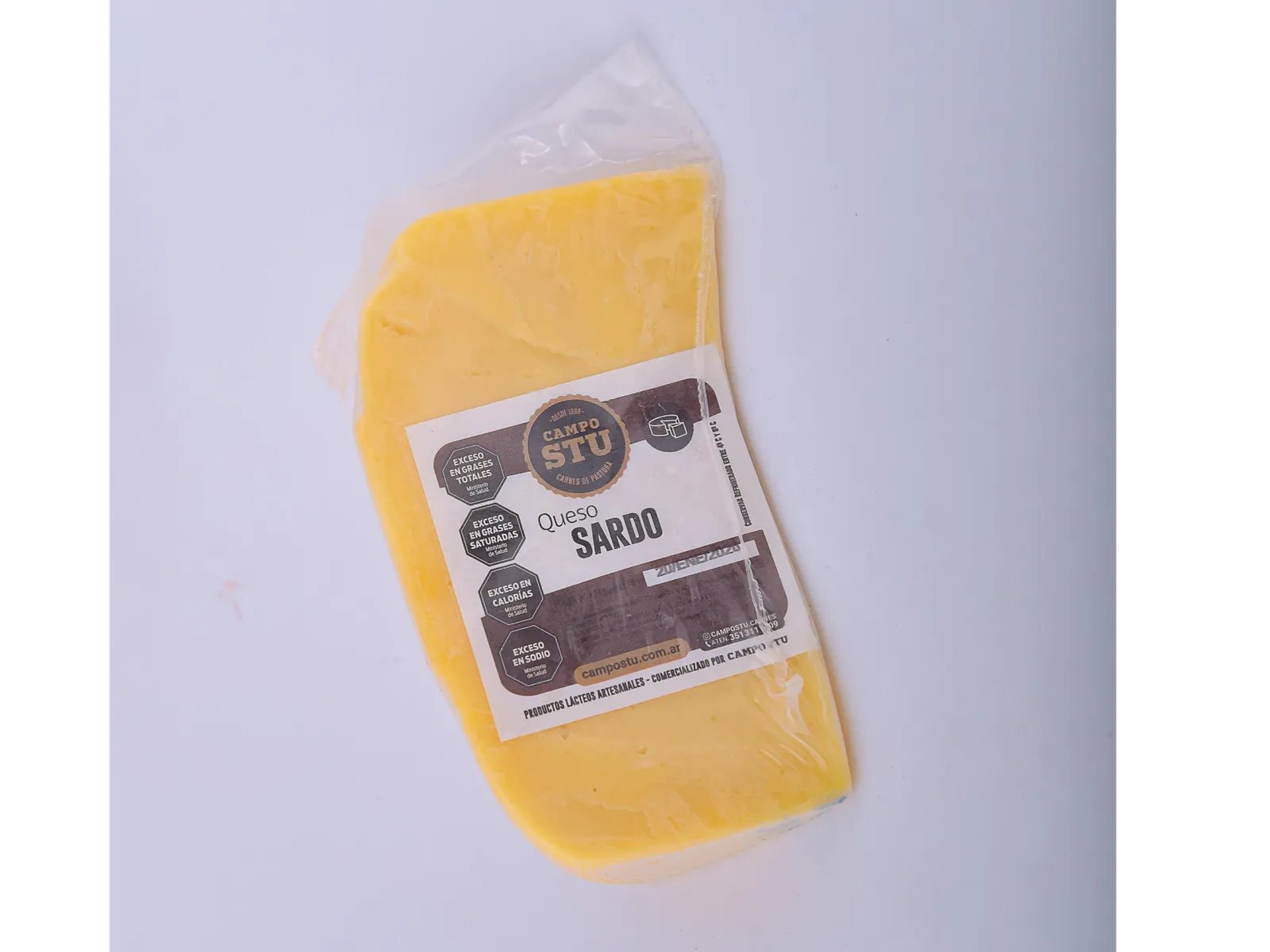 QUESO SARDO FRESCO 450 GR