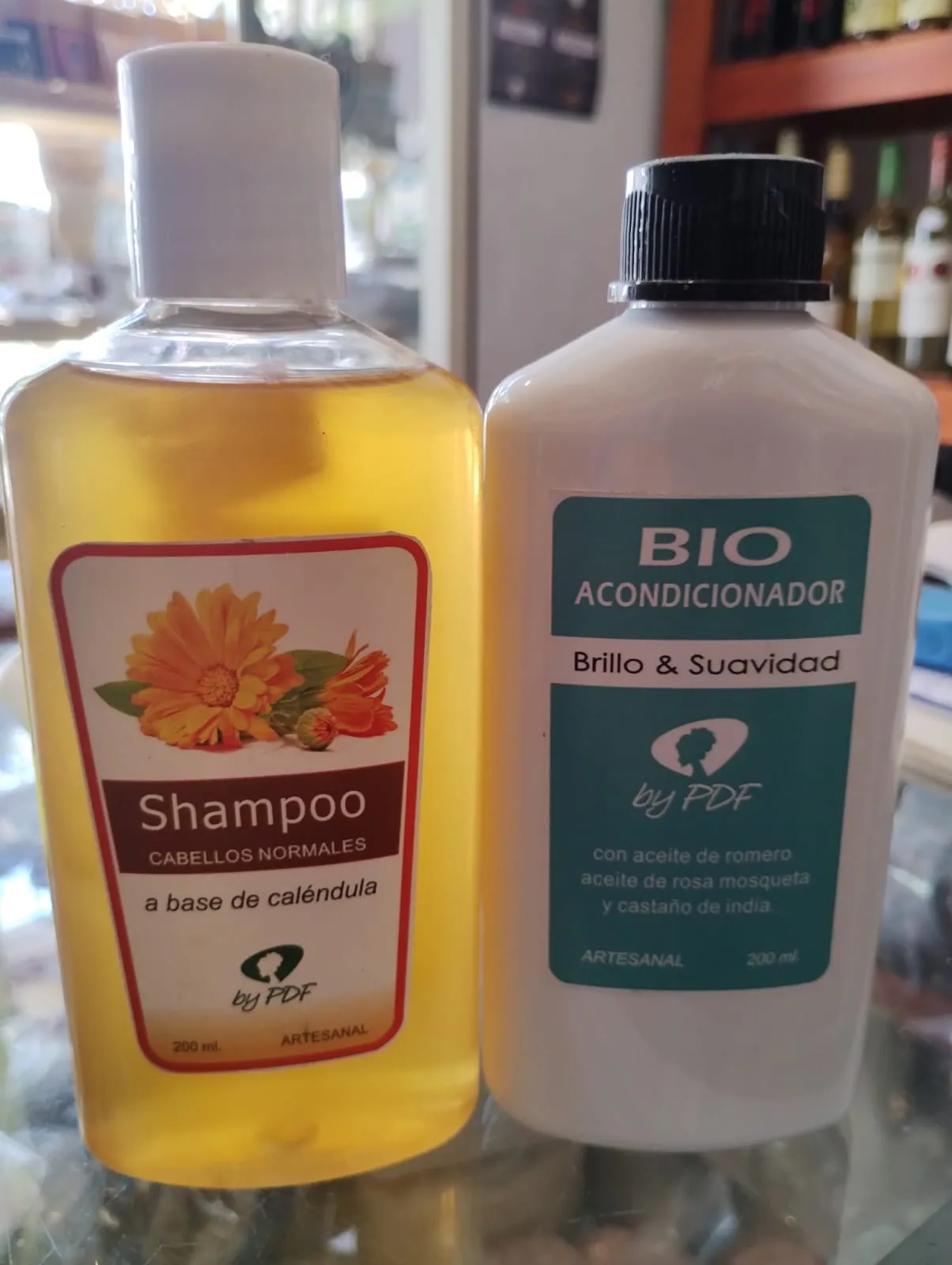 Shampoo liquido capilar cabello teñido