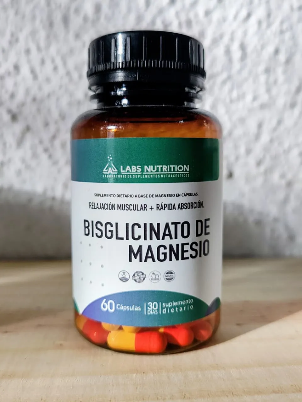 Bisglicinato de Magnesio 500 mg x 60 caps