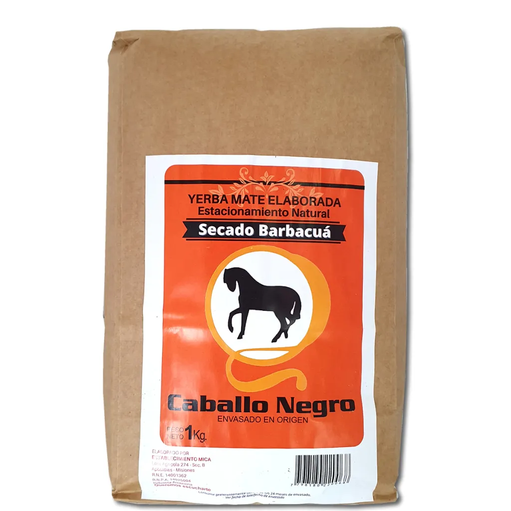 Yerba Caballo Negro Barbacua x kilo